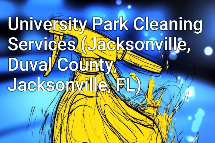 University Park Cleaning Services (Jacksonville, Duval County, Jacksonville, FL)