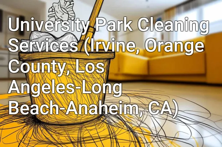 University Park Cleaning Services (Irvine, Orange County, Los Angeles-Long Beach-Anaheim, CA)