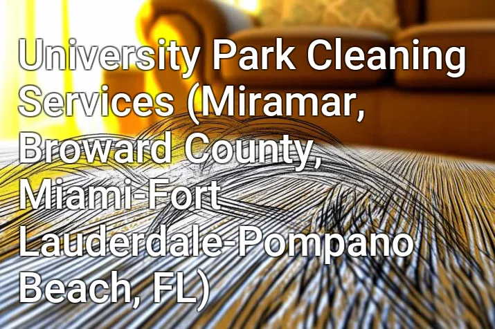 University Park Cleaning Services (Miramar, Broward County, Miami-Fort Lauderdale-Pompano Beach, FL)
