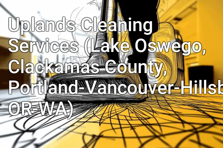 Uplands Cleaning Services (Lake Oswego, Clackamas County, Portland-Vancouver-Hillsboro, OR-WA)