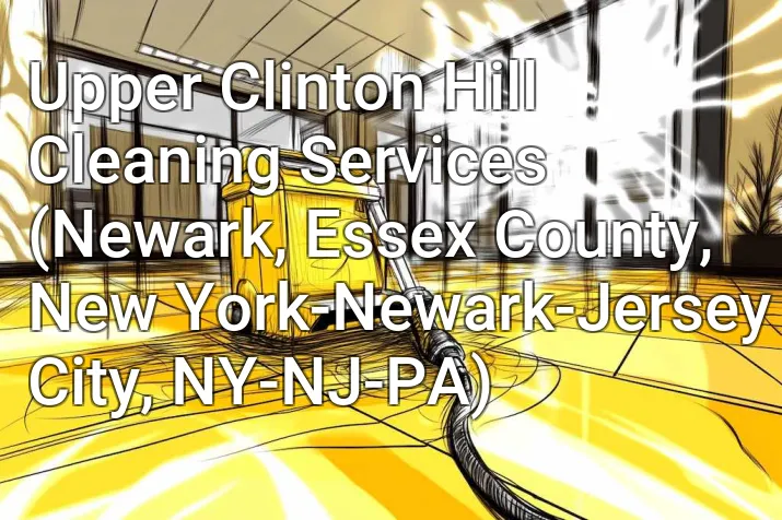 Upper Clinton Hill Cleaning Services (Newark, Essex County, New York-Newark-Jersey City, NY-NJ-PA)