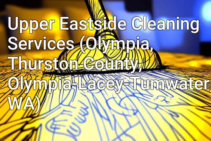 Upper Eastside Cleaning Services (Olympia, Thurston County, Olympia-Lacey-Tumwater, WA)