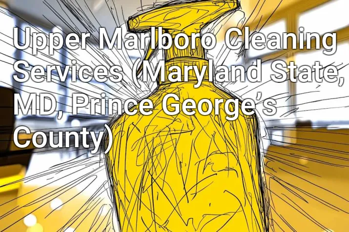 Upper Marlboro Cleaning Services (Maryland State, MD, Prince George’s County)