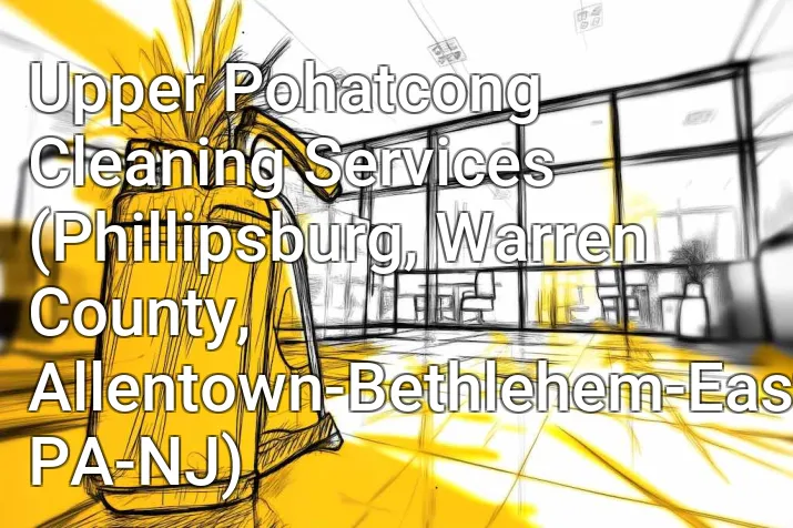 Upper Pohatcong Cleaning Services (Phillipsburg, Warren County, Allentown-Bethlehem-Easton, PA-NJ)