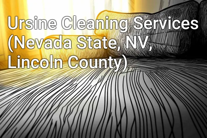 Ursine Cleaning Services (Nevada State, NV, Lincoln County)