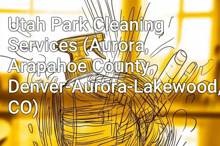 Utah Park Cleaning Services (Aurora, Arapahoe County, Denver-Aurora-Lakewood, CO)