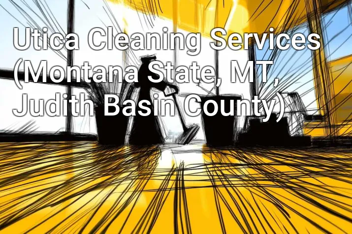 Utica Cleaning Services (Montana State, MT, Judith Basin County)
