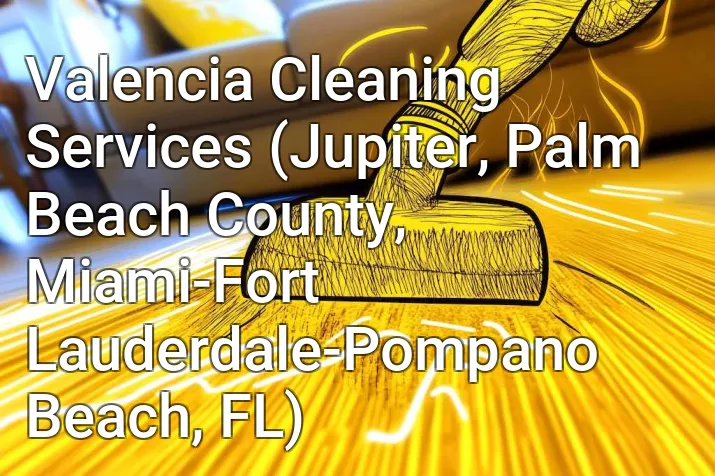 Valencia Cleaning Services (Jupiter, Palm Beach County, Miami-Fort Lauderdale-Pompano Beach, FL)