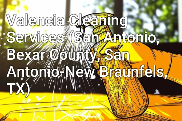 Valencia Cleaning Services (San Antonio, Bexar County, San Antonio-New Braunfels, TX)