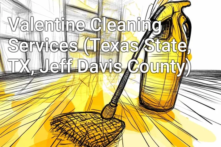 Valentine Cleaning Services (Texas State, TX, Jeff Davis County)