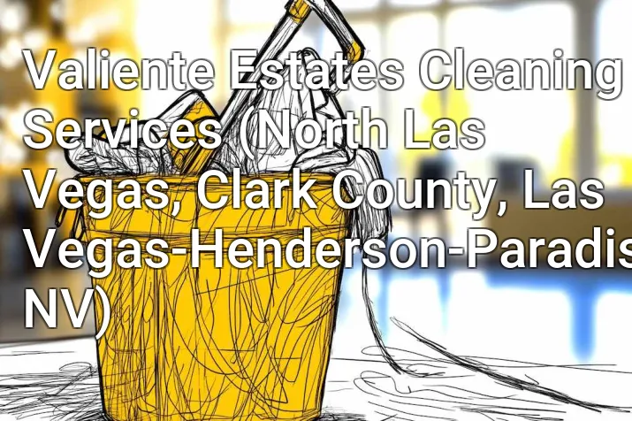 Valiente Estates Cleaning Services (North Las Vegas, Clark County, Las Vegas-Henderson-Paradise, NV)