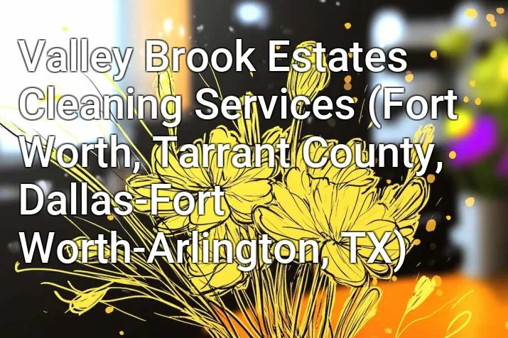 Valley Brook Estates Cleaning Services (Fort Worth, Tarrant County, Dallas-Fort Worth-Arlington, TX)