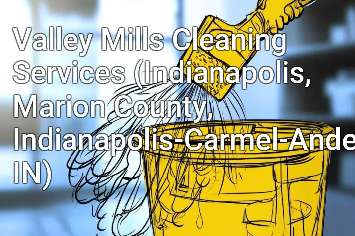 Valley Mills Cleaning Services (Indianapolis, Marion County, Indianapolis-Carmel-Anderson, IN)