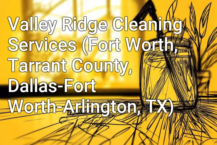 Valley Ridge Cleaning Services (Fort Worth, Tarrant County, Dallas-Fort Worth-Arlington, TX)