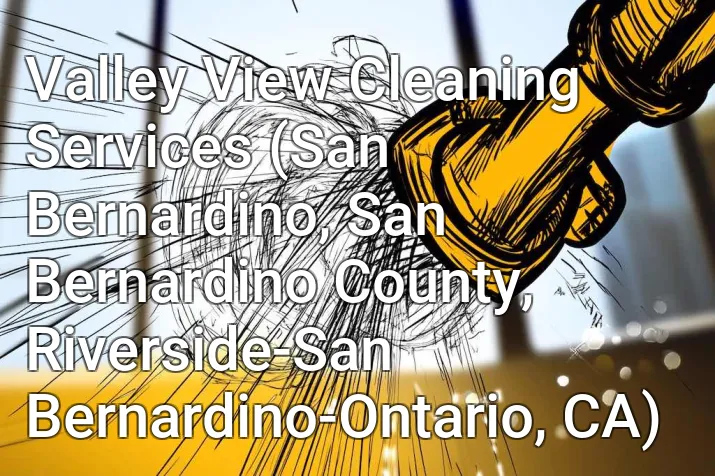 Valley View Cleaning Services (San Bernardino, San Bernardino County, Riverside-San Bernardino-Ontario, CA)