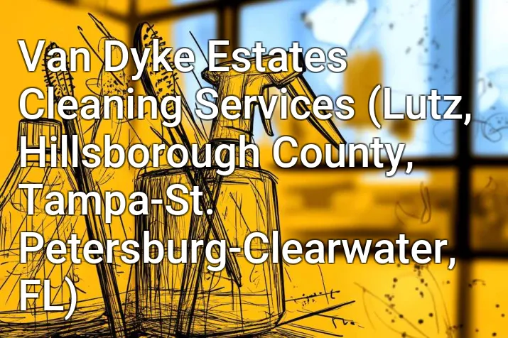 Van Dyke Estates Cleaning Services (Lutz, Hillsborough County, Tampa-St. Petersburg-Clearwater, FL)