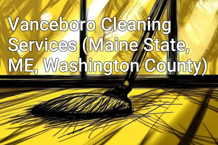 Vanceboro Cleaning Services (Maine State, ME, Washington County)