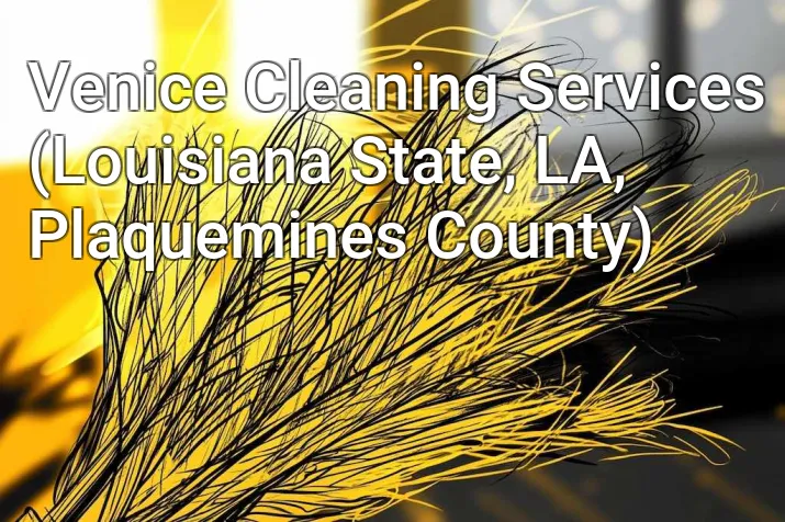 Venice Cleaning Services (Louisiana State, LA, Plaquemines County)