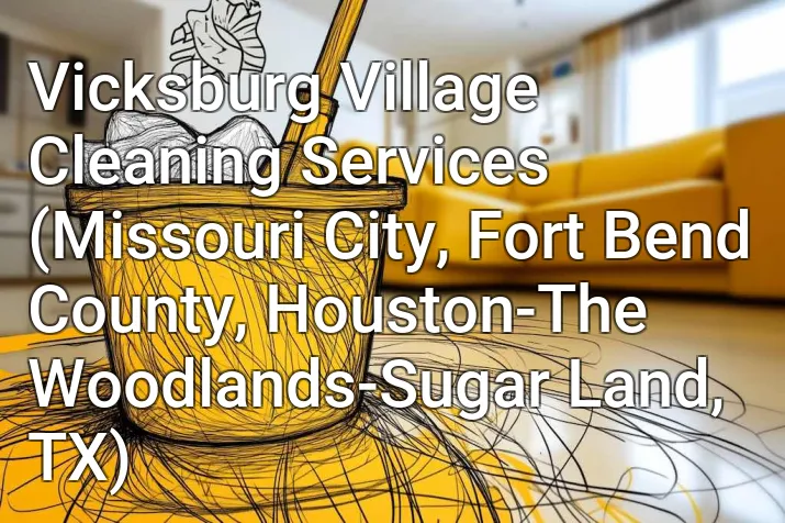 Vicksburg Village Cleaning Services (Missouri City, Fort Bend County, Houston-The Woodlands-Sugar Land, TX)