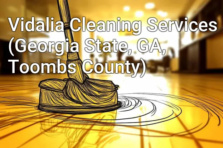 Vidalia Cleaning Services (Georgia State, GA, Toombs County)