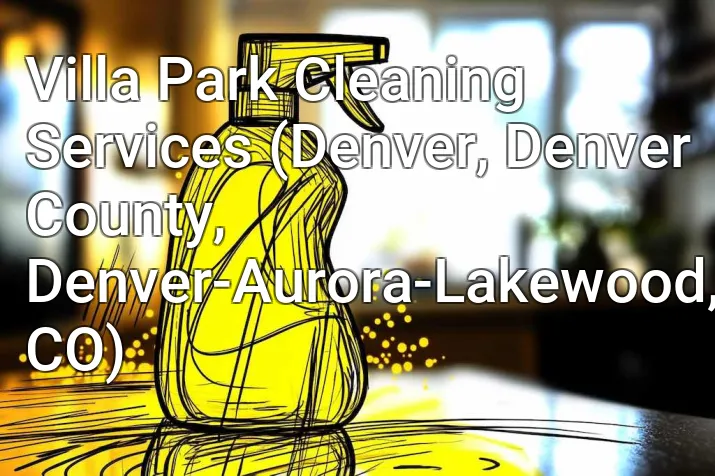 Villa Park Cleaning Services (Denver, Denver County, Denver-Aurora-Lakewood, CO)
