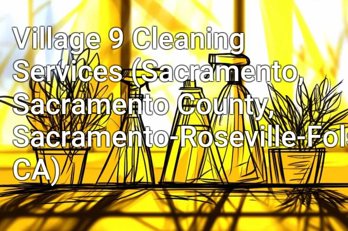 Village 9 Cleaning Services (Sacramento, Sacramento County, Sacramento-Roseville-Folsom, CA)