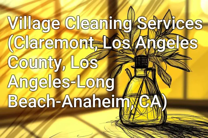Village Cleaning Services (Claremont, Los Angeles County, Los Angeles-Long Beach-Anaheim, CA)