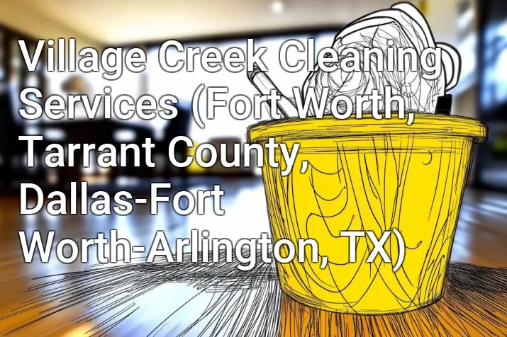 Village Creek Cleaning Services (Fort Worth, Tarrant County, Dallas-Fort Worth-Arlington, TX)