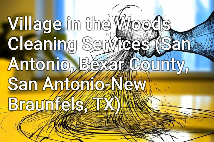 Village in the Woods Cleaning Services (San Antonio, Bexar County, San Antonio-New Braunfels, TX)