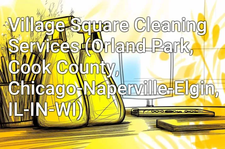 Village Square Cleaning Services (Orland Park, Cook County, Chicago-Naperville-Elgin, IL-IN-WI)