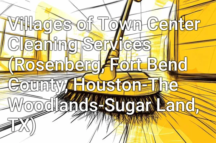 Villages of Town Center Cleaning Services (Rosenberg, Fort Bend County, Houston-The Woodlands-Sugar Land, TX)