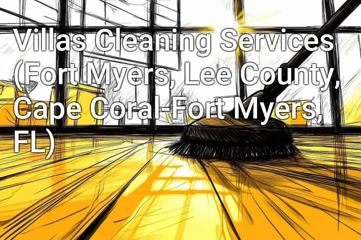Villas Cleaning Services (Fort Myers, Lee County, Cape Coral-Fort Myers, FL)