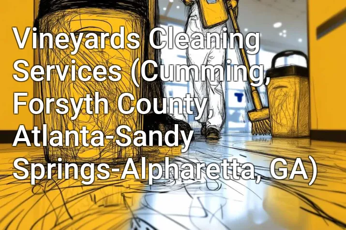 Vineyards Cleaning Services (Cumming, Forsyth County, Atlanta-Sandy Springs-Alpharetta, GA)
