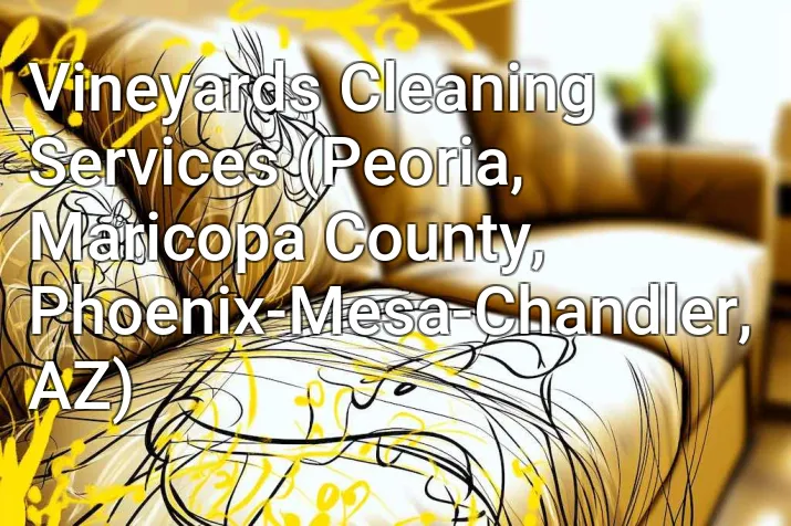 Vineyards Cleaning Services (Peoria, Maricopa County, Phoenix-Mesa-Chandler, AZ)