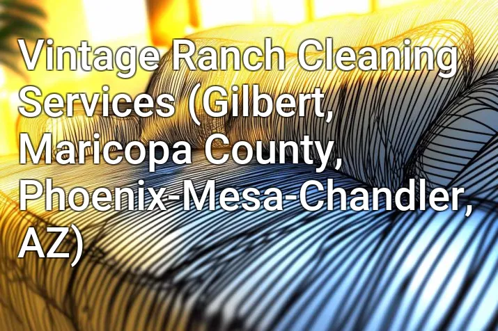 Vintage Ranch Cleaning Services (Gilbert, Maricopa County, Phoenix-Mesa-Chandler, AZ)