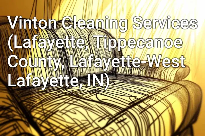 Vinton Cleaning Services (Lafayette, Tippecanoe County, Lafayette-West Lafayette, IN)
