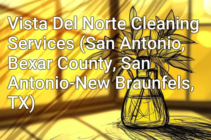 Vista Del Norte Cleaning Services (San Antonio, Bexar County, San Antonio-New Braunfels, TX)