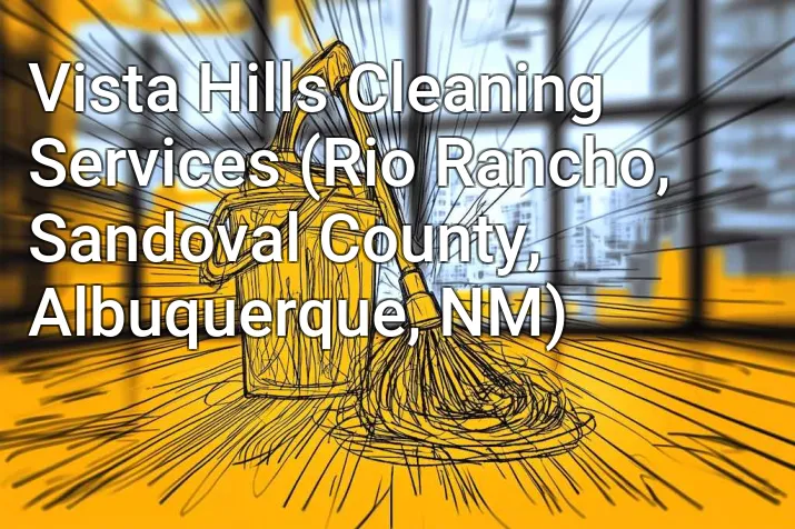 Vista Hills Cleaning Services (Rio Rancho, Sandoval County, Albuquerque, NM)