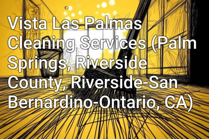 Vista Las Palmas Cleaning Services (Palm Springs, Riverside County, Riverside-San Bernardino-Ontario, CA)