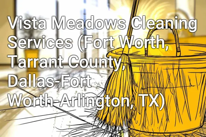 Vista Meadows Cleaning Services (Fort Worth, Tarrant County, Dallas-Fort Worth-Arlington, TX)