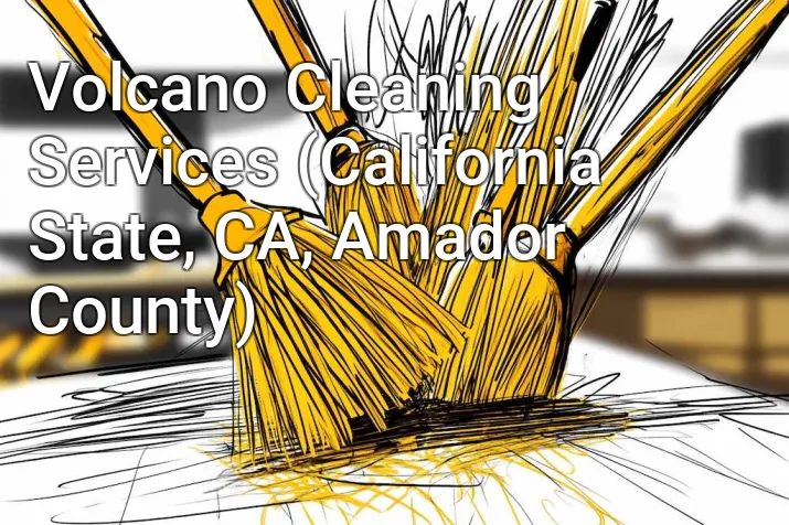 Volcano Cleaning Services (California State, CA, Amador County)