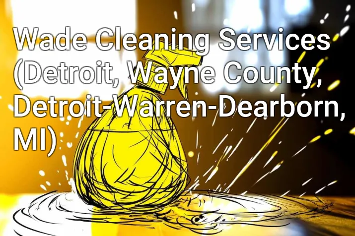 Wade Cleaning Services (Detroit, Wayne County, Detroit-Warren-Dearborn, MI)