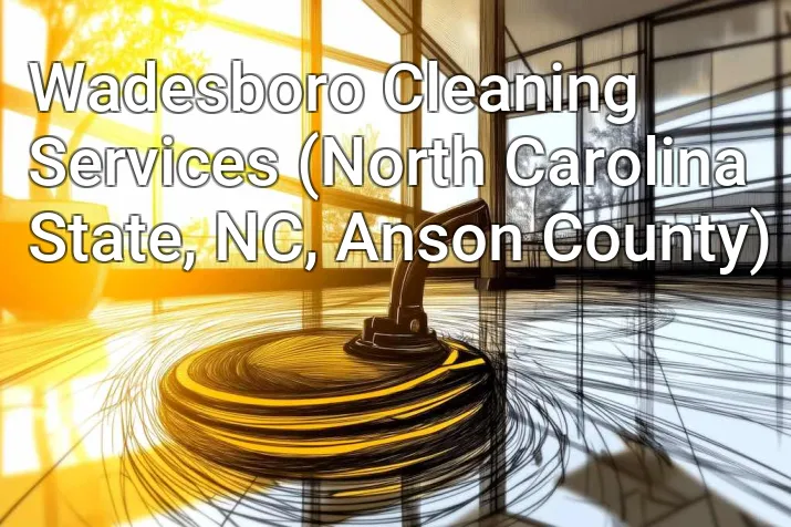 Wadesboro Cleaning Services (North Carolina State, NC, Anson County)