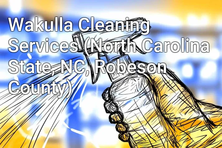 Wakulla Cleaning Services (North Carolina State, NC, Robeson County)