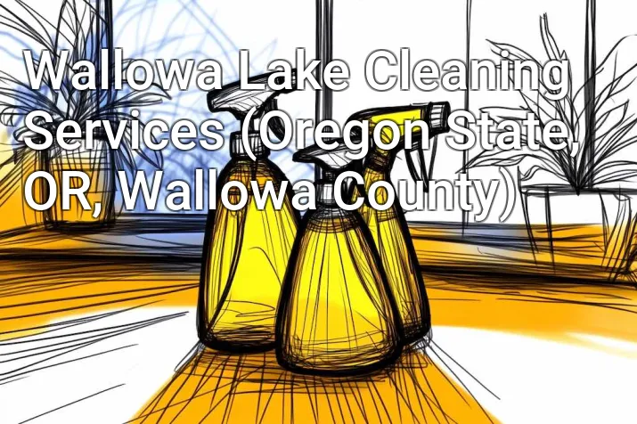 Wallowa Lake Cleaning Services (Oregon State, OR, Wallowa County)