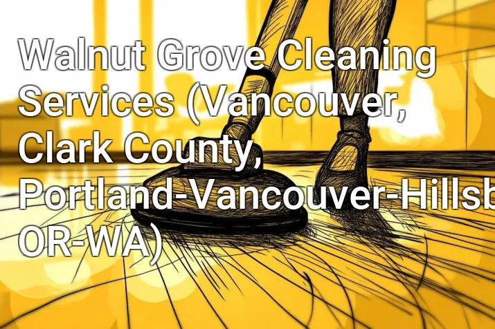 Walnut Grove Cleaning Services (Vancouver, Clark County, Portland-Vancouver-Hillsboro, OR-WA)