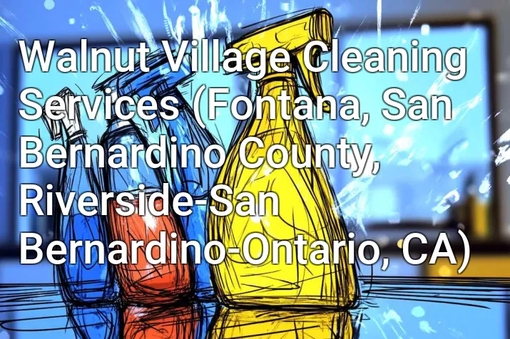 Walnut Village Cleaning Services (Fontana, San Bernardino County, Riverside-San Bernardino-Ontario, CA)