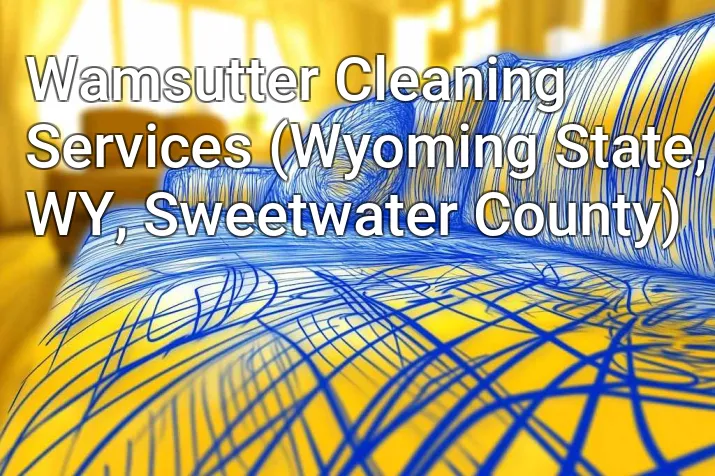 Wamsutter Cleaning Services (Wyoming State, WY, Sweetwater County)