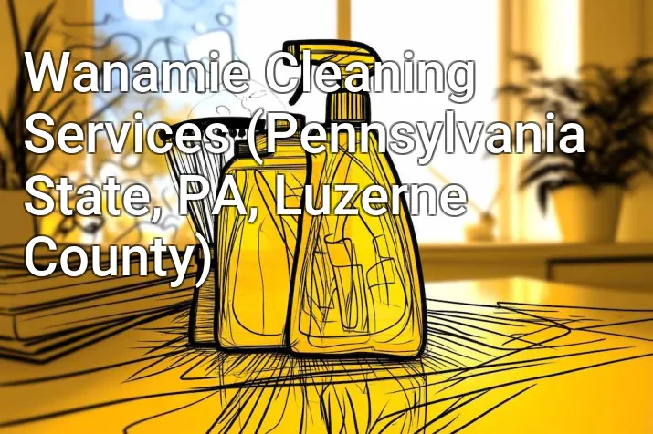 Wanamie Cleaning Services (Pennsylvania State, PA, Luzerne County)