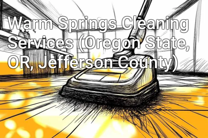 Warm Springs Cleaning Services (Oregon State, OR, Jefferson County)